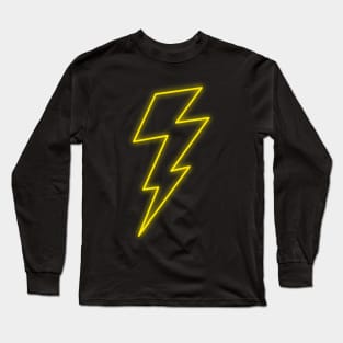 Neon Lightning Bolt Long Sleeve T-Shirt